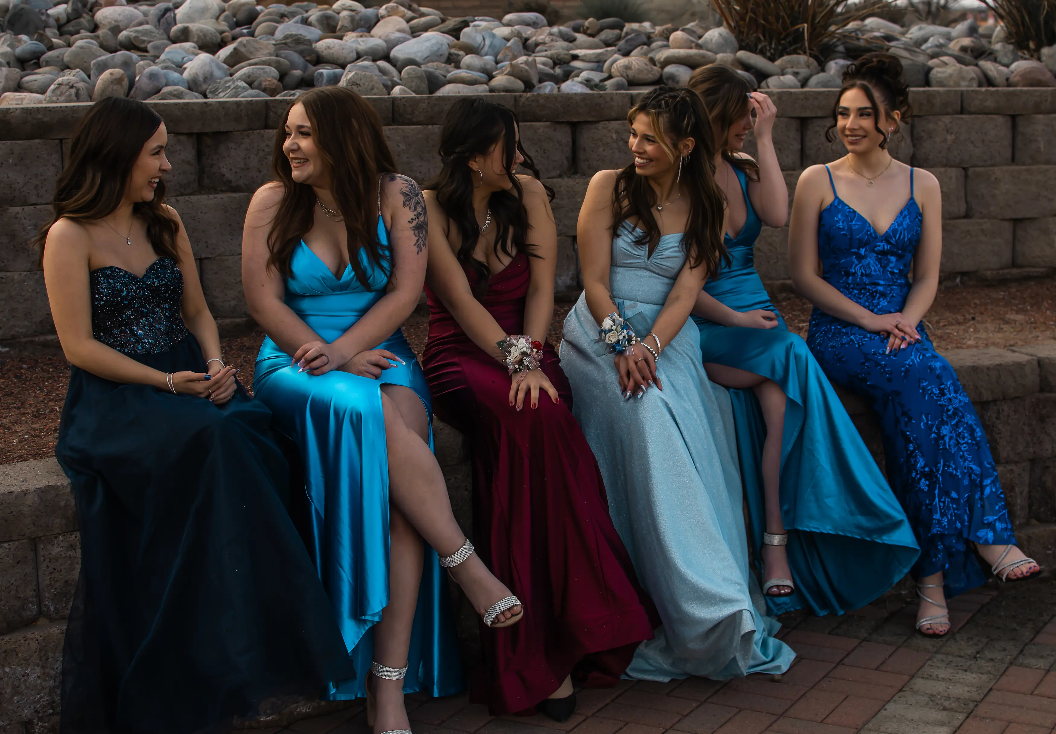 Group Prom Portrait